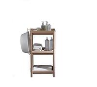 PRUJOY Marcos de Almacenamiento para Lavadora sobre Inodoro, Estante de Torre de baño, Estante de Almacenamiento, Piso, Estante de Almacenamiento de baño Hueco Multicapa (White H70Cm)