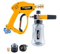 Prunarbo Pistola de Hidrolimpiadora con Lanza de Espuma con 6 en 1 boquillas, Adaptador de conexión rápida Compatible con Karcher K Series K2-K7 (PR-M02-A)