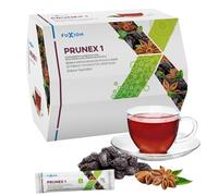 Prunex 1 Té Detox en Polvo para Limpieza y Desintoxicación del Colon Infusión Instantánea Natural 1 Caja con 28 Sobres Tránsito Intestinal Saludable Sabor a Ciruela Pasa Linaza Kelp y Anís Estrella