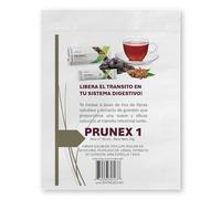 Prunex 1 Té te en polvo, sabor guindon ciruela para limpieza y desintoxicación de colon, para un tránsito intestinal óptimo (Pack 7, 35, gramo)