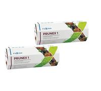 Prunex 1 Té te en polvo, sabor guindon ciruela para limpieza y desintoxicación de colon, para un tránsito intestinal óptimo (70g, 14 sticks)