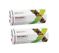Prunex 1 Tea - Té Detox en Polvo para Limpieza y Desintoxicación del Colon | Tránsito Intestinal Saludable | 2 Caja con 7 Sobres| TOTAL 14 SOBRES | Bebida Instantánea Natural