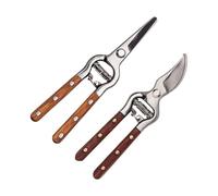 Pruning Shears | Heavy Duty Handheld Bypass Snip | 2 piezas robust Gardening Shears | for Gardeners Florist Outdoor Plants Fruit Trees Flowers Branches Lawn Vegetables