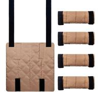 Pruojhw Alfombrilla para litera, 4 piezas, accesorios, para estudiantes, campamentos de verano, vacaciones, internados, habitación de los niños, dormitorio, cabaña, guardería, guardería,