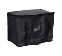 Pruojhw Bolsa de la compra aislada - Recipiente térmico para comida caliente y fría | Grandes bolsillos para transporte de pizza, para viajes, camping, fiestas, actividades al aire libre