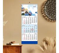 Pruojhw Calendario para el año 2026 | Agenda con visión general de 3 meses - Calendario pantalla vertical - Para la familia, amigos, la cocina, el apartamento del dormitorio y el estudio de arte