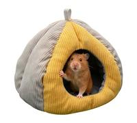Pruojhw Cama para Erizo | Cueva De Peluche De Invierno Semi-Cerrada,Colgante Peluche Invierno Hámster,para Ratones, Chinchilla, Animales Pequeños, Aves Y Razas