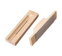 Pruojhw Cascanueces Para Castañas - Herramienta Manual De Madera | Descortizador De Castañas | Para Abrir Romper Pelar y Descorticar Nueces para el Hogar Cocina y el