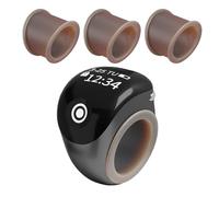 Pruojhw Contador De Dedos | Anillo Gadget De Conteo En Tiempo Real Estable,Anillo De Conteo Manual,Para Al Aire Libre Diario Caminar A Pie Golf Matemáticas Aula Ejercicio, Se référer au descriptif