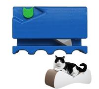 Pruojhw Cortador de cartón para Tablas rascadoras de Gatos, Impreso en 3D, de Gatito, Manual para rascar Gatos, Herramienta de Corte de cartón, máquina de Cortar para arañar Gatos, Cama de Rayas