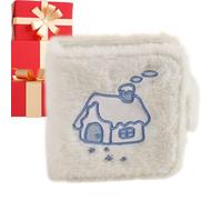 Pruojhw - Cuaderno de tarjetas de fotos, álbum suave, con 20 páginas interiores, libro de almacenamiento para tarjetas fotográficas, para coleccionistas de 7,6 cm, pegatinas de intercambio y respaldo