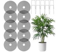 Pruojhw Cubierta De Suelo para Plantas - 10 Piezas Malla Protectora Cortable En Rejilla para Cubrir Tierra,Protectores De Plantas Y Flores para Jardín Exterior - para Perros Mascotas Animales Ardilla