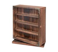 Pruojhw Escaparate de monedas de desafío, doble cara ajustable 360 grados cuatro dos ranuras, soporte para monedas de desafío - Para sala de estar, dormitorio, sala de juegos, escritorio