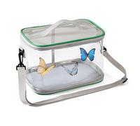 Pruojhw Esterrario de mariposa - Mariposas Hábitat Recinto de Red Casa,Terrario para Observación Exploración Educación Aula Jardín