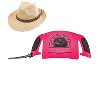 Pruojhw Hat Strap - Correa ligera de resina para sombrero, correa de estiramiento, para actividades al aire libre, deportes, ciclismo, camping, unisex, Rosa.