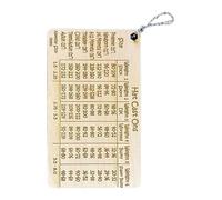 Pruojhw Herramienta Calculadora De Punto,Tabla De Ganchillo De Madera - Guía De Tallas De Gorro Con Números De Montaje - Para Trabajos De Ganchillo Con Y Proyectos De Artesanía Para Estudio En