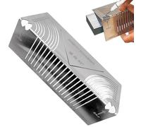 Pruojhw Herramienta De Marcado De,Instrumento Flexible de Medición de Ángulos Escuadra | Regla para Líneas Paralelas de Metal - Asistente de Medición para Carpintería Trabajo del Metal