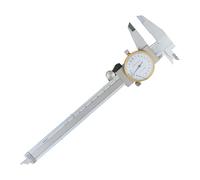 Pruojhw Herramienta de medición de milímetros | Calibre con rango de medición de 0-150 mm y ejecución resistente a los golpes - Medidor de espesor de precisión de 0,02 mm con reloj comparador | Para