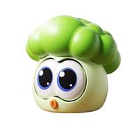 Pruojhw - Juguete de prensa antiestrés, verduras lindas con ojos sobresalientes, juguete de decoración relajante, para niños, niñas, adolescentes, adultos, hogar, escuela, Navidad, cumpleaños, regalos