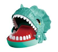 Pruojhw Juguete para morder los dedos,Juguetes para morderse los dedos | Difícil dinosaurio que muerde juguetes juego de dentista - Bite Game Trick Toys, interacción de dinosaurios presionando dientes