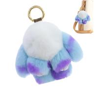 Pruojhw Llavero de conejo lindo - Llavero de peluche de conejo lindo | Regalo de cumpleaños niña decoración mochila de viaje para mujer, Sullivan +, Se référer au descriptif