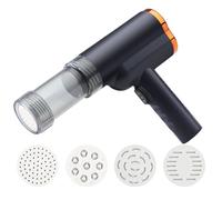 Pruojhw Máquina de pasta eléctrica, Preparador de fideos, Dispositivo inalámbrico con 5 accesorios para preparaciones culinarias Pizza Verduras y Pastelería