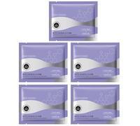 Pruojhw Máscara para tonificar el cuello,5 Piezas Almohadillas Hidratantes,Máscara De Hojas Para El Cuello | Para Hombres Y Niñas Hogar Y Viajar Fin De Semana Noche Relajación Cuidado estacional