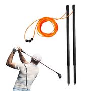 Pruojhw Palos Alineación de Golf, Accesorio de Entrenamiento de Putting Ligero y Transportable Accesorios Deportivos Versátiles para Uso Exterior, Interior, Jardín, Hogar o Curso -