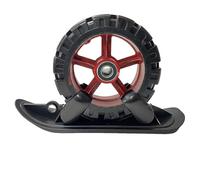 Pruojhw Patinete Esquí Trineo - Kit Conversión 2 en 1 Cochecito Scooter de Nieve - Accesorio de Esquí para Actividades Exteriores Caminos Padres Zonas Vacaciones Ciclismo