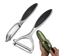 Pruojhw Pelador para patatas - 2 piezas de utensilios de cocina de acero inoxidable, pelador de patata, zanahoria, naranja y