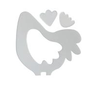 Pruojhw Plantillas de colcha: plantilla de edredón de pollo adecuada para principiantes, suministros de manualidades con diseño de precisión para decoración de paredes y proyectos creativos