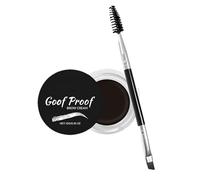 Pruojhw Pomada para Cejas,Crema de Alto Pigmento con Brocha | Pomada Impermeable Para Cejas | Para Mujeres Niñas Adolescentes Todos Los Tipos Y De Piel Look Voluminoso Y Completo Hogar Exterior Viaje