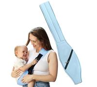Pruojhw Portabebés para bebé recién nacido al niño pequeño, portabebé,Cómodo portabebés con asiento de cadera - Portabebés con asiento de cadera, soporte de cadera portátil multifuncional para bebé