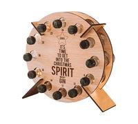 Pruojhw Portabotellas de Vino para árbol de Navidad,Mantenga 12 Botellas de Vino Cuenta Regresiva para la decoración navideña - Soporte para Botella de con Cuenta Regresiva en Forma de árbol de