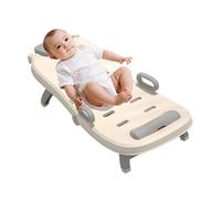 Pruojhw Silla plegable para champú para bebés,Asiento para lavar el cabello de niños pequeños | Cama ajustable para lavar el cabello de los niños - Enjuagador de plegable para cabeza de niño pequeño,