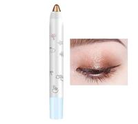 Pruojhw Stick Eye Shadow for Women | 17 g Brilliant Double Face - Palitos brillantes resistentes al agua,Maquillaje para niñas citas boda noche contorno cara mejillas nariz