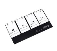 Pruojhw Tarjetas de Ritmo, Tarjetas Flash de Notas Músicas - Tarjetas de Formación en Notas de Teoría Musical, Tarjeta de Práctica del Ritmo, Accesorios de Enseñanza de Música, Decoración de Oficina