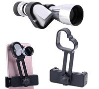 Pruojhw Telescopio monocular pequeño monocular HD | Telescopio monocular para smartphone de alta definición - Telescopio monocular giratorio ajustable impermeable para observación de aves y viajes