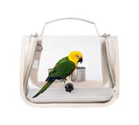 Pruojhw Transportín de Loros | Transportadora para Pájaros con Percha,Transportín Senderista NINFA | para NINFA, Loros, Pericos, Cacatúas, Vacaciones, Viajes, Exteriores, Campamento, Viaje por la