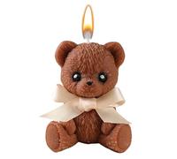 Pruojhw Vela Linda Oso Perfumada,Estética Linda Natural Decorativa | Decoraciones De Fiesta Oso | Para Recuerdo Oficina Mesas Estantes Uso Diario Fiestas Vacaciones Locales