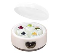 Pruojhw Yogurtera | Control de Temperatura y Temporizador Ajustable 1,2L Dispositivo de Limpieza | Yogurtera Automática Digital - Para Queso, Frutas, Vino, Casa, Cocina, Desayuno, Bocadillo,