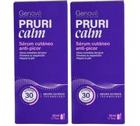 PRURICALM | Sérum Cutáneo Anti-picor | Para uso Facial y Corporal | Neurocosmético que Inhibe la Señal del Picor | Alivia la Piel de Forma Inmediata y Prolongada | 50 ml (Paquete de 2)