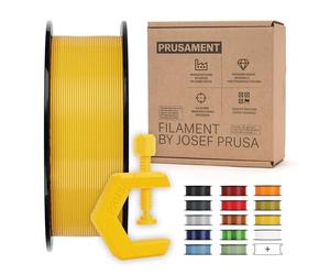 Prusament Bobina de filamento PETG amarillo de mango, 1,75 mm, bobina de 1 kg (2,2 libras), tolerancia de diámetro +/- 0,02 mm