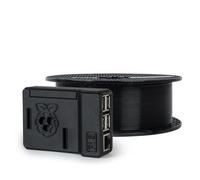 Prusament Filamento para impresora 3D PETG V0 negro azabache de 1,75 mm, bobina de 1 kg, alta precisión ± 0,02 mm, ignífugo, UL94 V0, sin enredos, ideal para piezas técnicas y críticas de seguridad