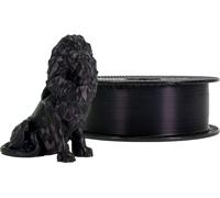 Prusament PLA Jet Black 1 kg Spool (2,2 lbs), filamento 1,75 mm, diámetro tolerancia +/- 0,02 mm