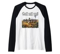 Prusia T | Batalla de Hohenfriedberg | infantería prusiana Camiseta Manga Raglan