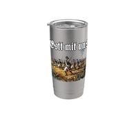 Prusia T | Batalla de Hohenfriedberg | infantería prusiana Vaso térmico de acero inoxidable de doble pared