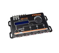 PRV AUDIO Procesador de audio digital DSP 2.4X Crossover y ecualizador digital de 4 canales de señal digital completa DSP con relé remoto secuenciador