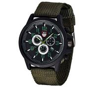 Prw3500-1 - Reloj de pulsera analógico de cuarzo inoxidable para hombre, verde, talla única