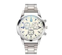 Prw3500-1 - Reloj de pulsera para hombre con esfera de acero inoxidable, C, One Size